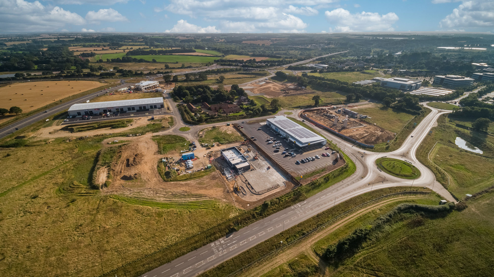 A highly accessible destination on the interchange between the new Broadland Northway and A47 with planning consent for employment, car showroom, retail and leisure use